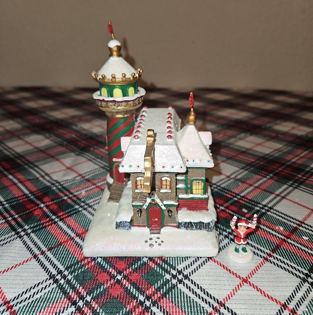 Thomas Kinkade Festive "Flight Tower" Village Decor